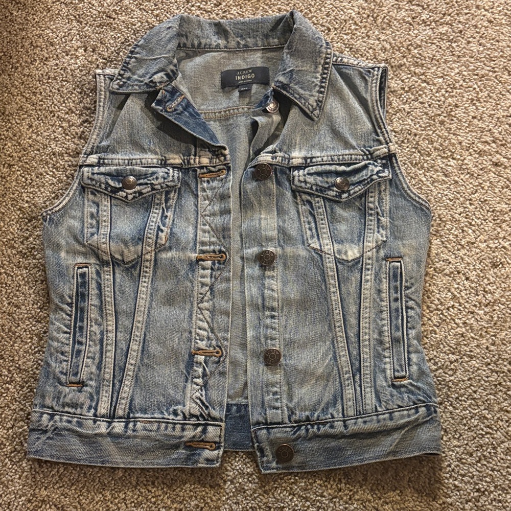 JCrew Denim Vest